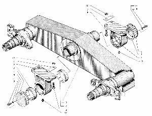 Балансир с цапфами ПРТ-10.03.010 к ПРТ-7, ПРТ-10, ПРТ-16