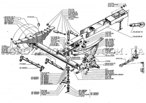 Передняя ось с подвеской для КТУ-10А