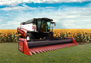 Подсолнечная безрядковая жатка