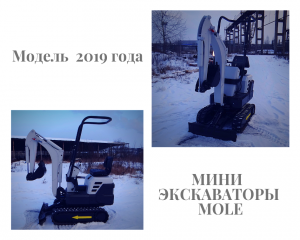 Мини экскаватор Mole