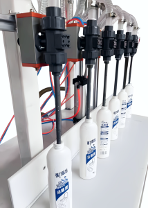 Полуавтомат розлива химии