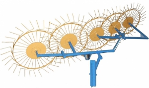 Тракторные грабли ворошилки для мотоблока